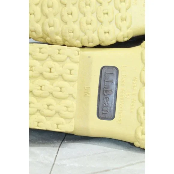 LL Bean Brown Leather Rubber Moc Gum Shoe Low Top Ankle Boots 8 M - Picture 10 of 10